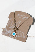 Leros Eye Necklace White