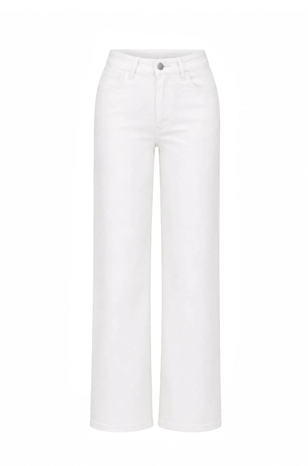 Lucy Straight Leg Jeans White- Pre Order