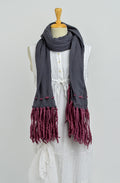 Pure Wool Scarf - Grey