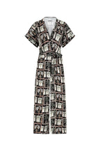 Jude Short Sleeve Jumpsuit in Maui Print