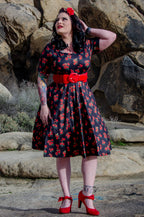 Brenda Rose & Bird Flared Dress