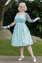 Amanda Nautical Fit and Flare Dress