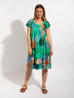 Marcoola dress in Green Marine