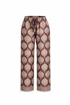 Nadia Straight Leg Tie Pants in Black