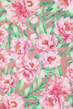Billie Pink Peony Long Sleeved Dress