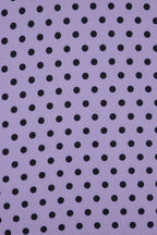 Matilda Lavender Polka Dot Wrap Dress