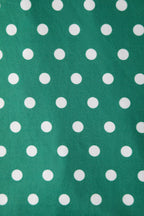 Matilda Green Polka Dot Wrap Dress