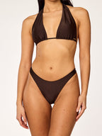 BLOOM - Multiway Top • Shiny Dark Mocha