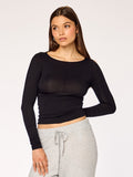 SMOOTH - Longsleeve • Black