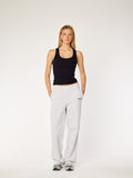 ESSENTIALS - Straight Leg Sweatpants • Light Grey