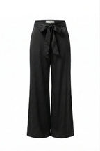 Sienna Tie Waist Wide Leg Pants Black