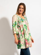 Dorrigo Top in Beige Pink Pretty
