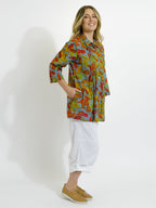 Maroochy Collared Shirt in Autumn Leaves