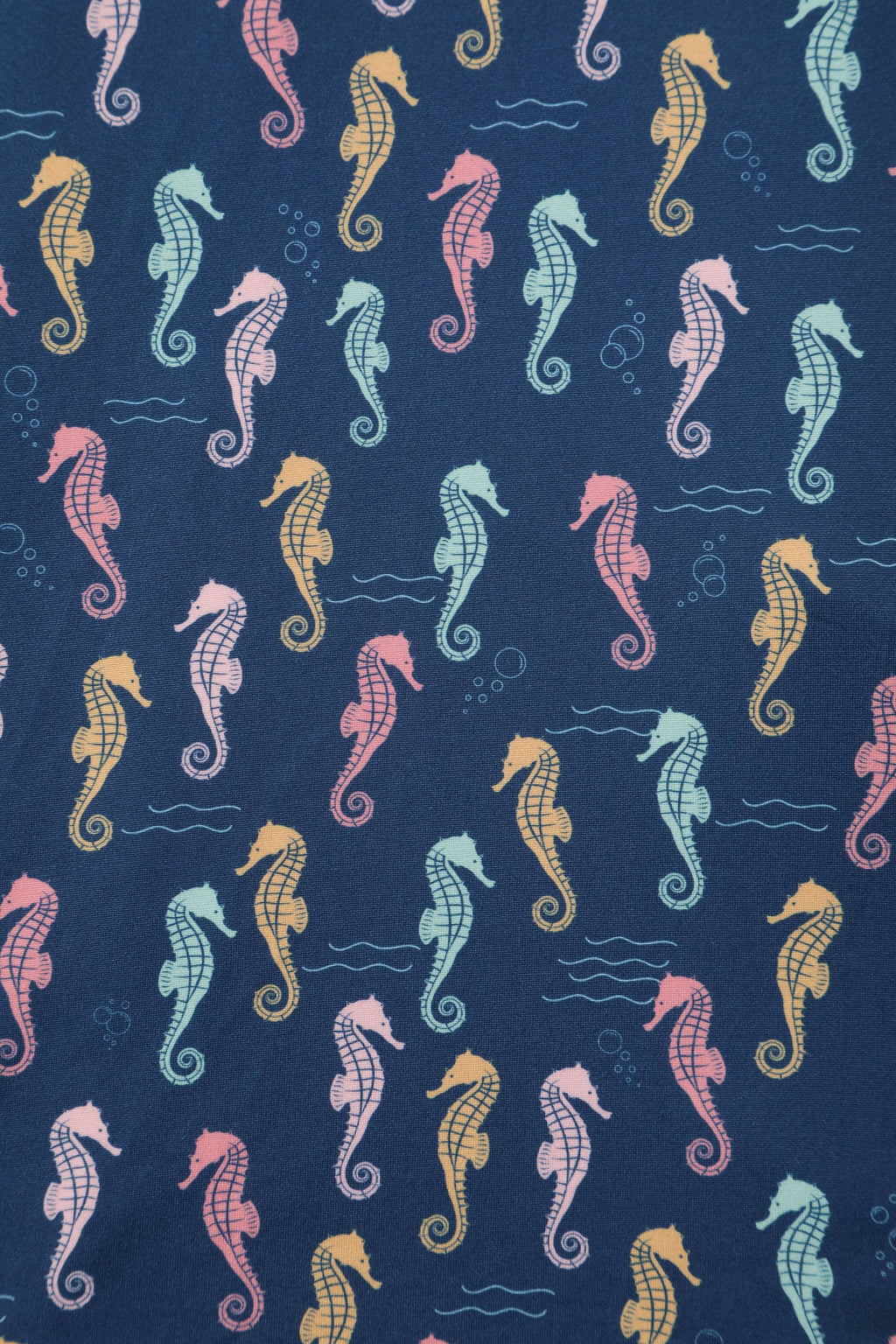 Matilda Navy Blue Seahorse Wrap Dress