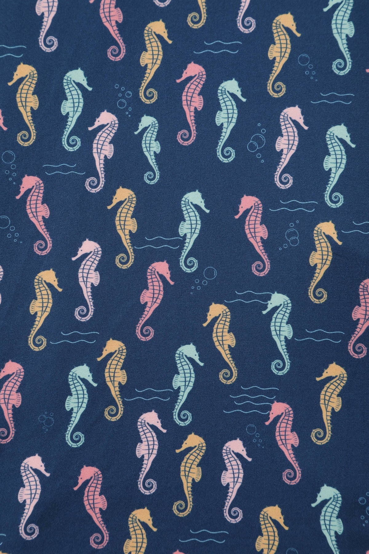 Matilda Navy Blue Seahorse Wrap Dress