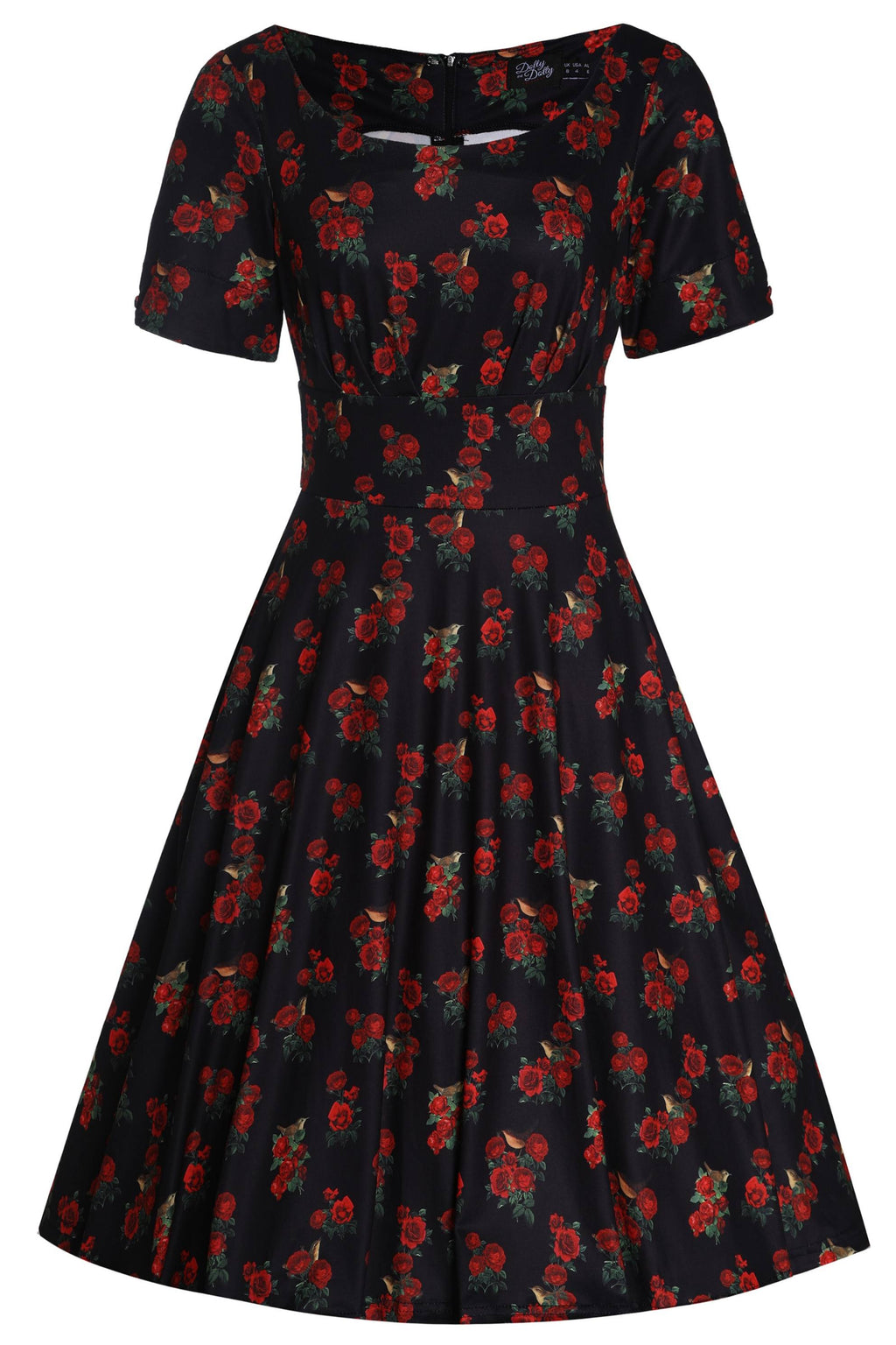 Brenda Rose & Bird Flared Dress