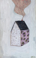 A home made of violets and light