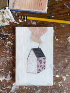 A home made of violets and light