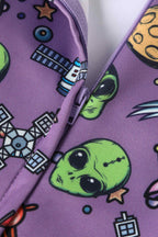 Claudia Purple Alien & UFO Space Dress