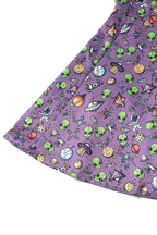 Claudia Purple Alien & UFO Space Dress
