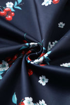 Amanda Cherry Navy Blue Flared Dress