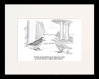 American, Bird, Rufous Sided Towhee Cartoon Print