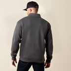 Ariat Men's Core Dark Shadow Grey 1/4 Zip Pullover Sweatshirt 10079647