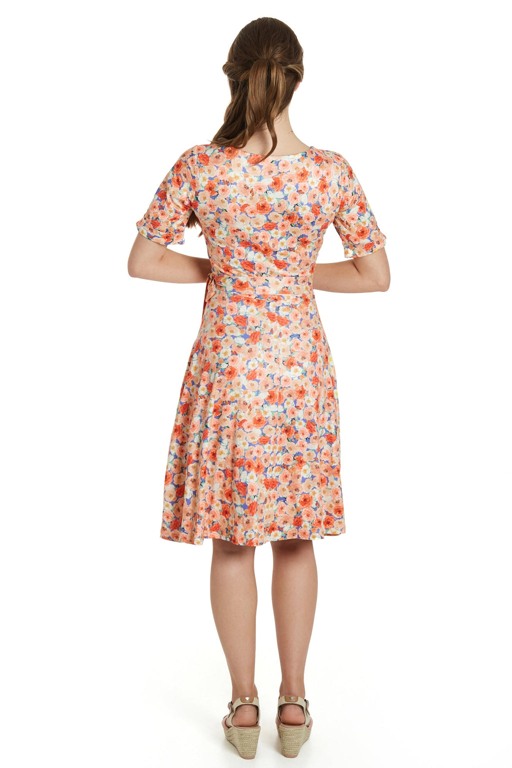 Matilda Summer Floral Wrap Dress