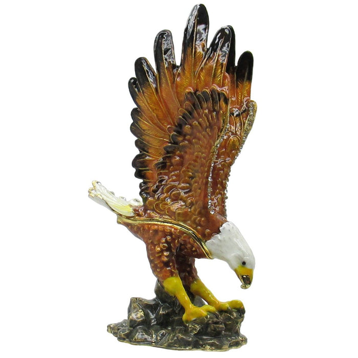 Eeagles Jeweled Trinket Box | Trinket Box | CMG Gifts & Collectibles