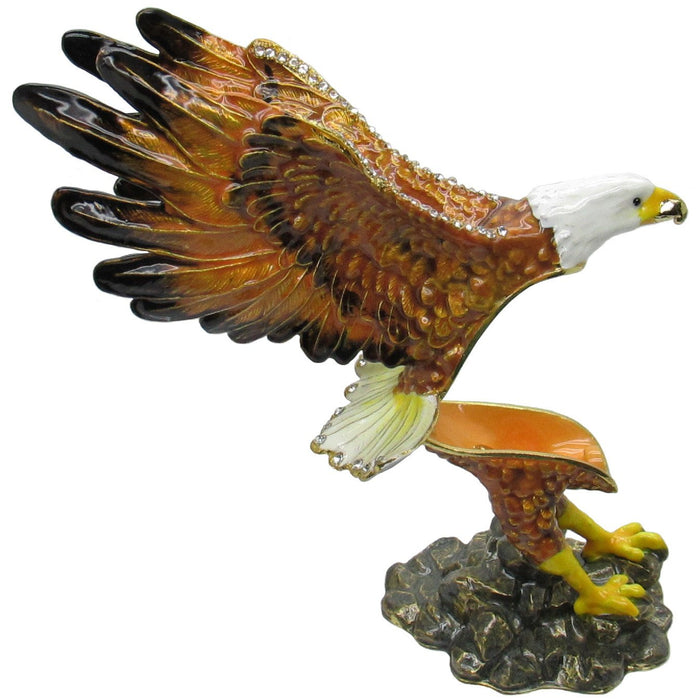 Eeagles Jeweled Trinket Box | Trinket Box | CMG Gifts & Collectibles