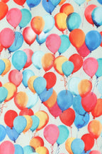 Amanda Balloon Sky Flared Dress