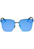 Bella V Polarized Sunglasses in Black/Purple