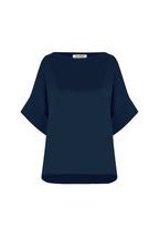 Bianca Short Sleeve Top Navy