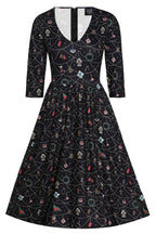 Billie Christmas Print Long Sleeved Dress