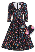 Billie Rockstar Black Long Sleeved Dress