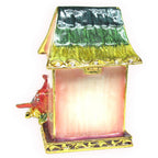 Birdhouse Jeweled Trinket Box Austrian Crystals,