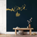 Birds and Cage Metal Wall Art - Decor available at Dekadron for $109.90