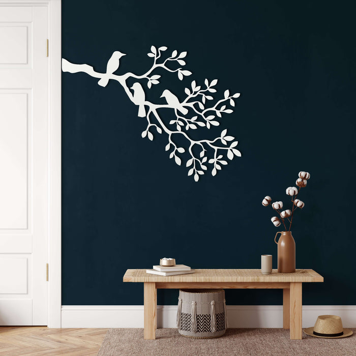 Birds on Branch Metal Wall Art - Decor available at Dekadron for $69.90