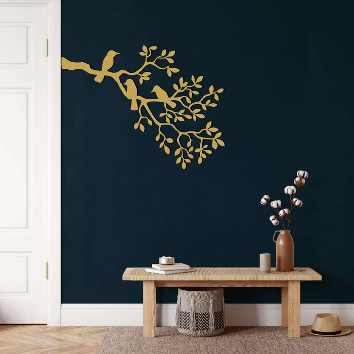 Birds on Branch Metal Wall Art - Decor available at Dekadron for $69.90