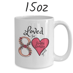 Birthday Gift, Custom 80th Birthday Mug: Loved for 80 years. Happy Birthday