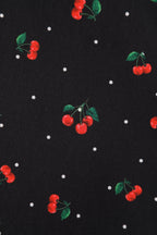 Julia Retro Black Cherry Tea Dress