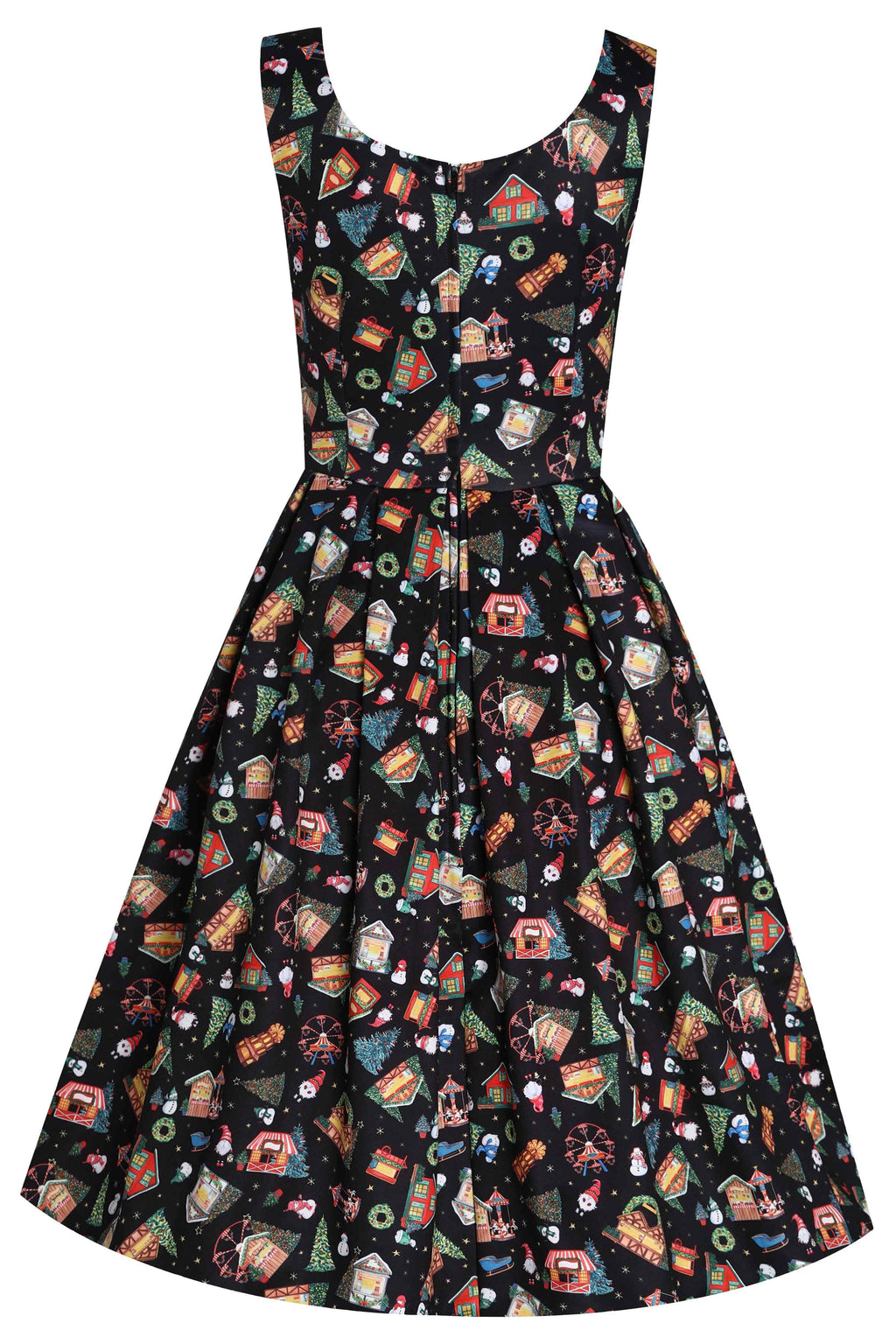 Amanda Christmas Fair Swing Dress