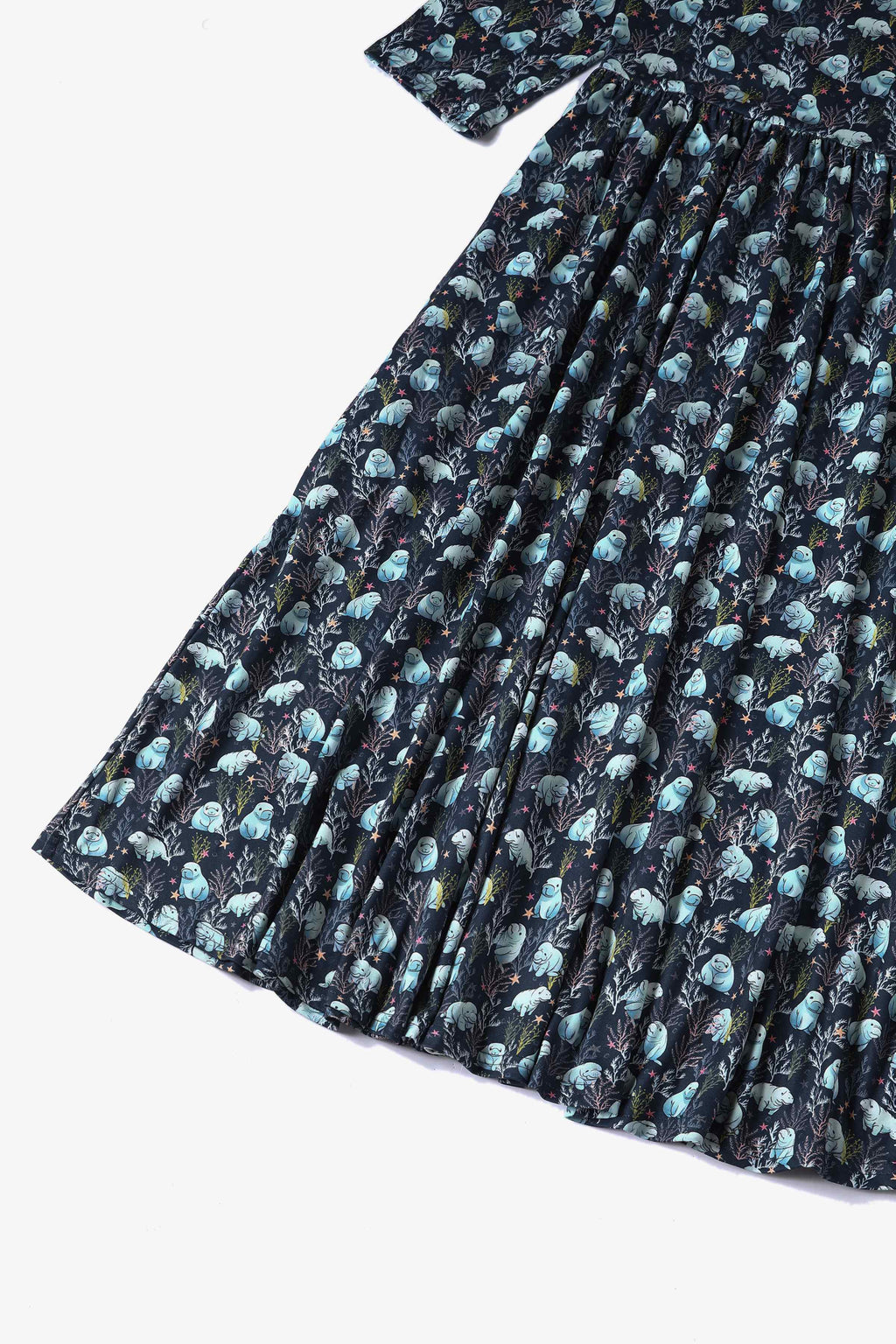 Billie Blue Manatee Long Sleeved Dress