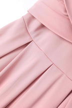 Beverly Blush Pink Off Shoulder Dress