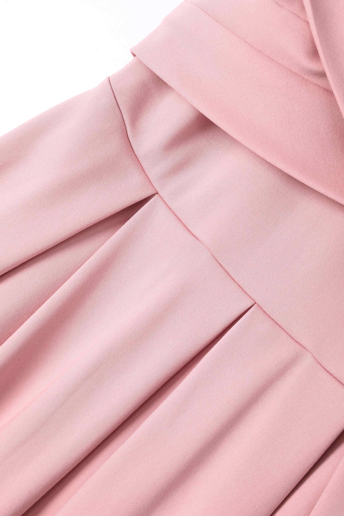 Beverly Blush Pink Off Shoulder Dress