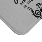 Brown Skin Girl Bath Mat — Inspirational African American Bathroom Rug
