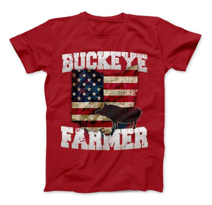 Buckeye Hog FarmerT-Shirt & Apparel Standard T Red
