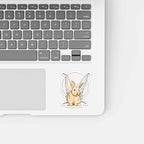PinkPolish Design Stickers "Bunny Fae" Vinyl Die Cut Sticker