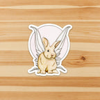 PinkPolish Design Stickers "Bunny Fae" Vinyl Die Cut Sticker