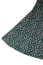 Brenda Bunny Green Flared Dress